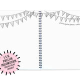The Monochrome Bump Pregnancy Journal Book