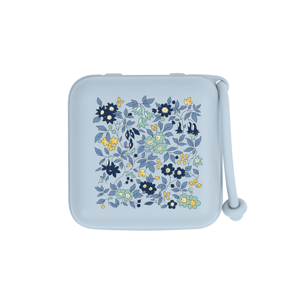 BIBS x Liberty Pacifier Box - Chamomile Lawn/Baby Blue