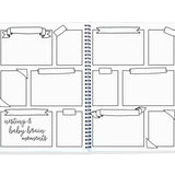 The Monochrome Bump Pregnancy Journal Book