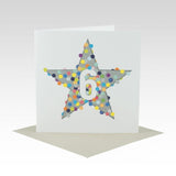 Star Confetti Age Birthday Card (1-6)