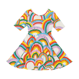 Rock Your Baby Happy Rainbows Mabel Dress