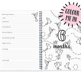 The Monochrome Bump Pregnancy Journal Book