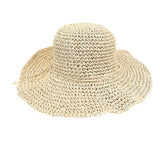 Acorn Santorini Crochet Straw Hat - Adult