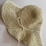 Acorn Santorini Crochet Straw Hat - Adult