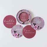 Snuggle Hunny Reversible Milestone Cards | Blossom & Dusk