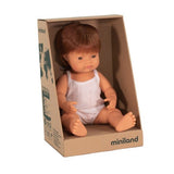 Miniland Doll Caucasian Boy 38cm (Red Hair)