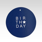 Navy Birthday Tag