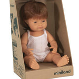 Miniland Doll Caucasian Boy 38cm (Red Hair)