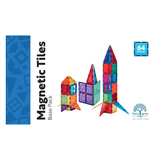 Learn & Grow Magnetic Tiles - 64 piece set