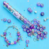 Jewellery Making Kit Charm Bracelet Set: Pastel Rainbow