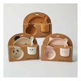 Bamboo 4-Piece Dinner Set Animals