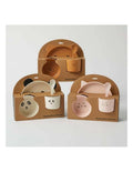 Bamboo 4-Piece Dinner Set Animals