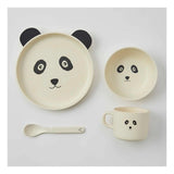 Bamboo 4-Piece Dinner Set Animals