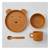 Bamboo 4-Piece Dinner Set Animals