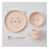 Bamboo 4-Piece Dinner Set Animals