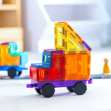 Learn & Grow Magnetic Tiles - Car Pack (28 Piece)