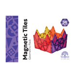 Learn & Grow Magnetic Tiles - Geometry Pack (36 piece)
