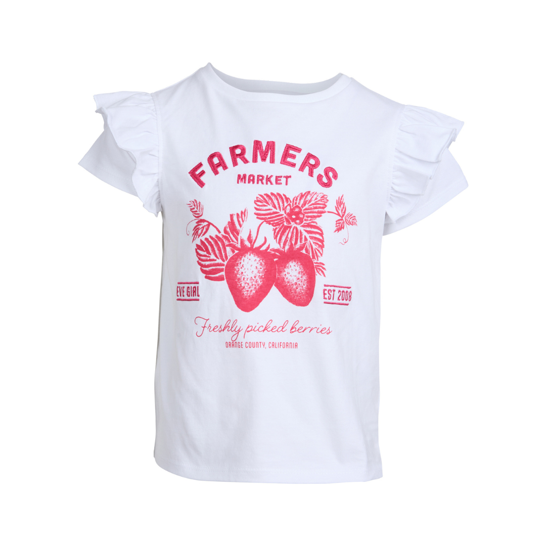 Farmers Market Tee  - WHITE