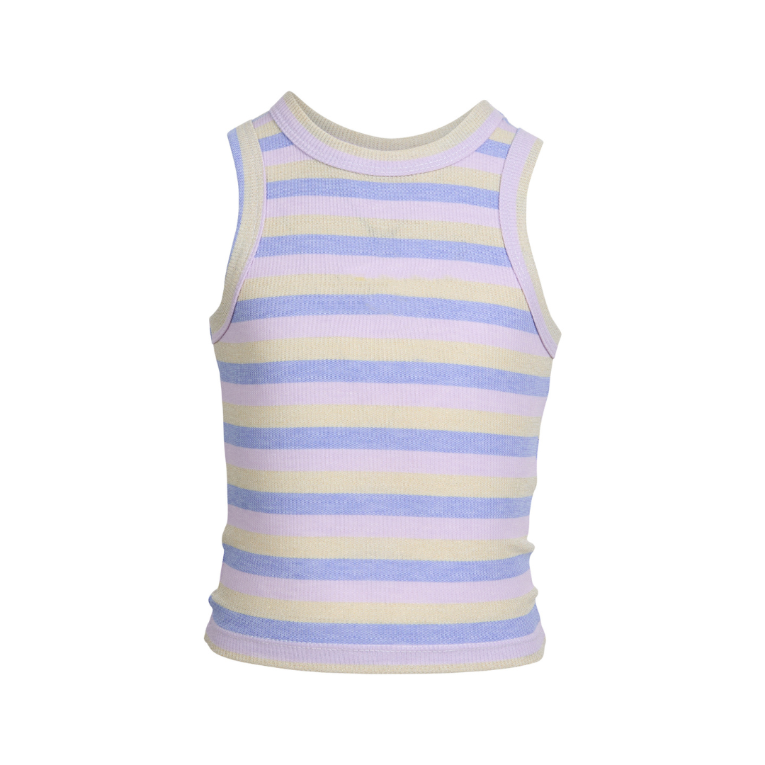 Callie Rib Tank  - PURPLE