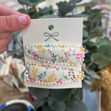 Fabric Hair Clips - Floral