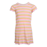 Callie Rib Tank Dress  - PINK