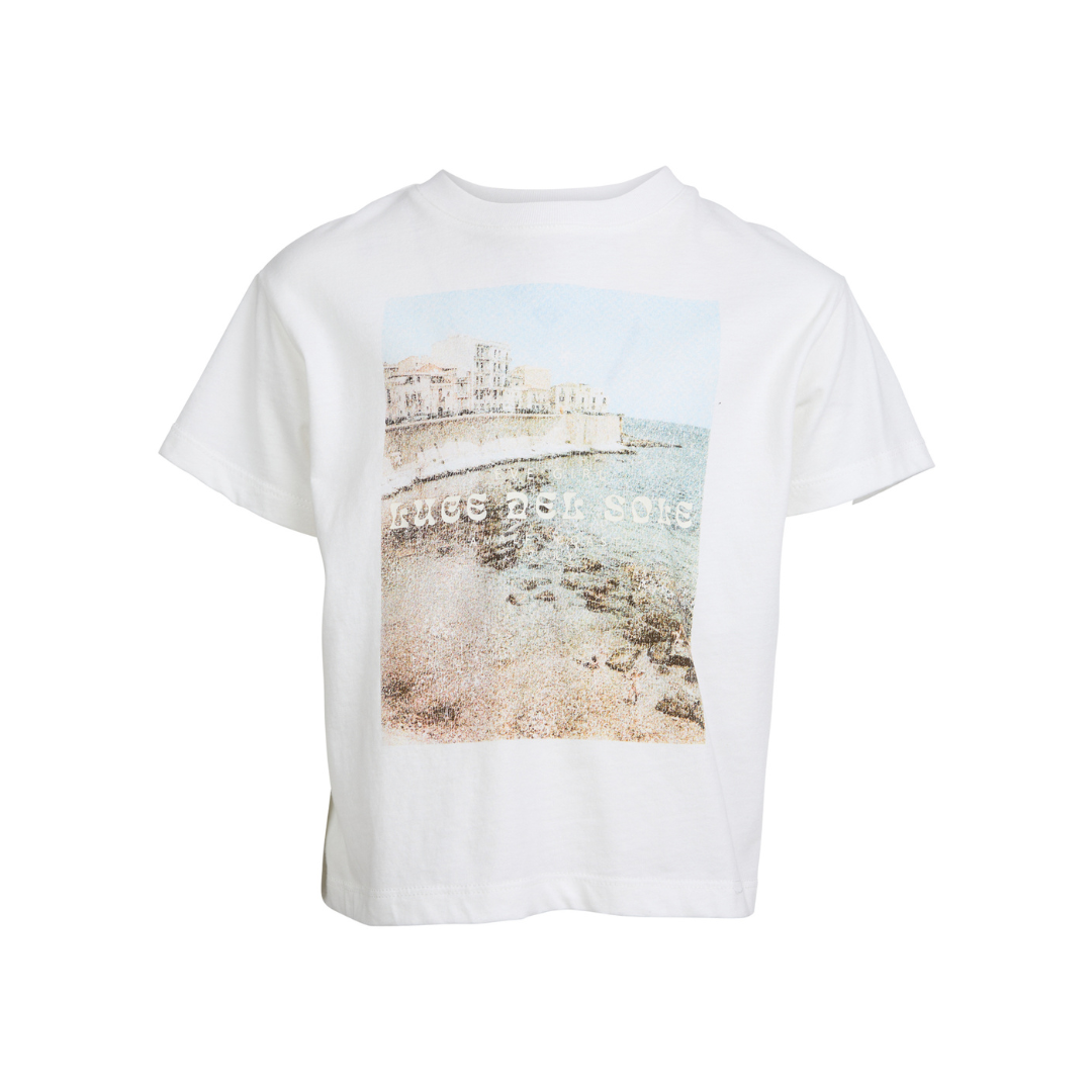 Almafi Coast Tee  - VINTAGE WHITE