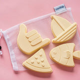 Shelly Beach Sand Moulds: Yellow