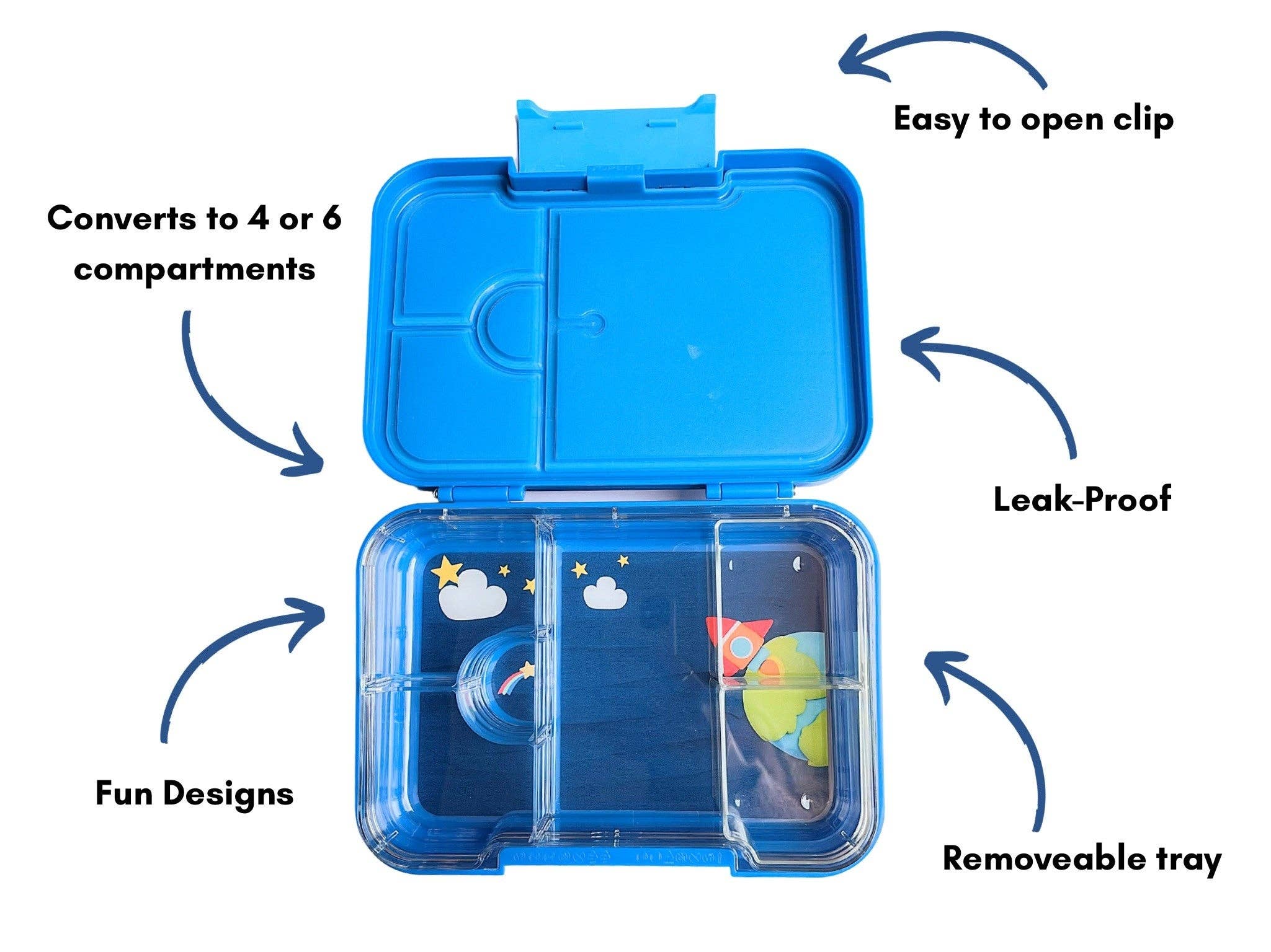 Bento Lunchbox (Medium) - Rocket