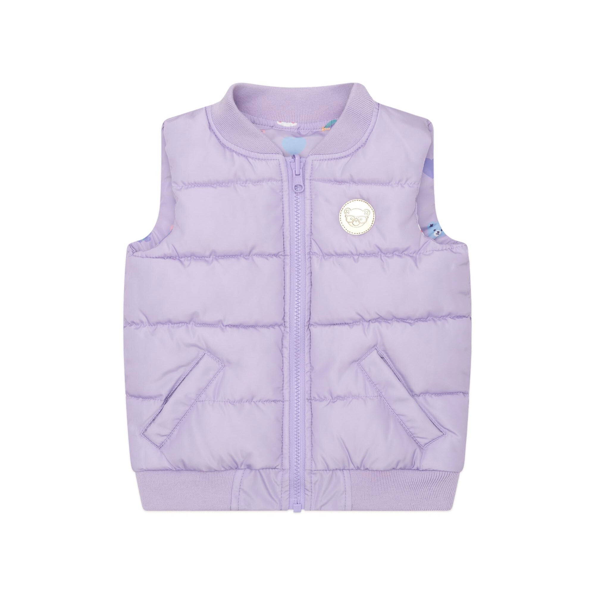 Hux Emoji Reversible Puffer Vest