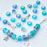 Jewellery Making Kit Charm Bracelet Set: Pastel Rainbow