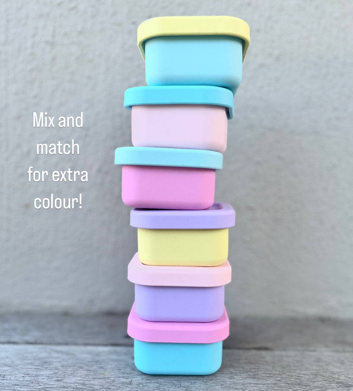 6-Pack Silicone Snack Containers