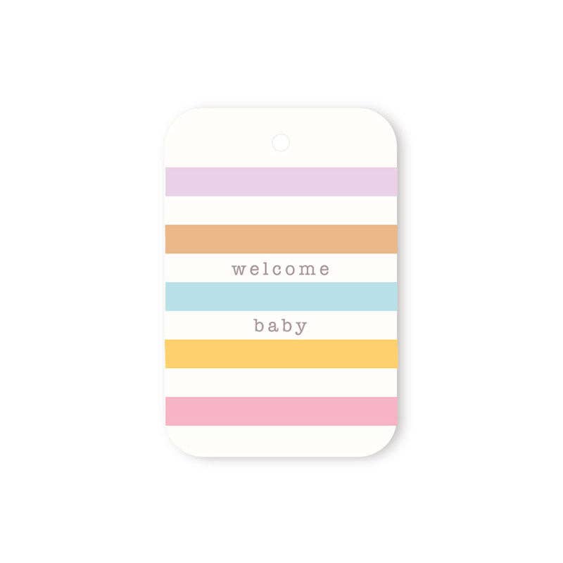 Striped Baby Card