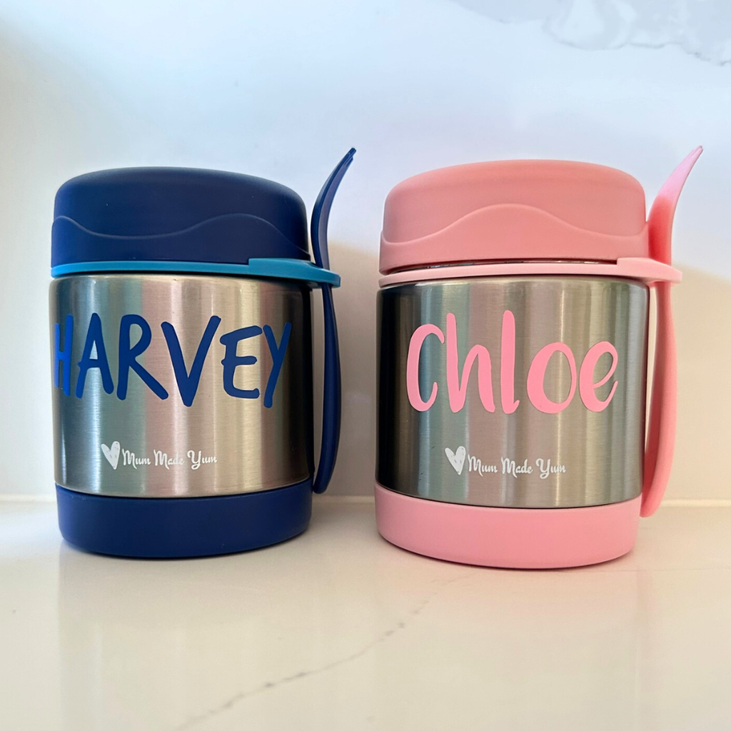 Insulated Thermal Food Jar (Leak-Proof) - Large - Blue: Blue