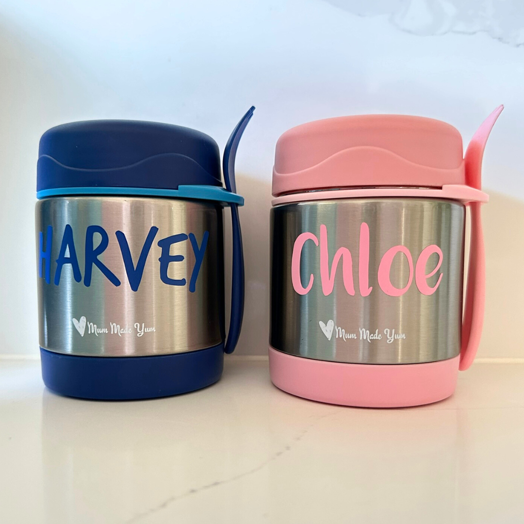 Insulated Thermal Food Jar (Leak-Proof) - Large - Blue: Blue