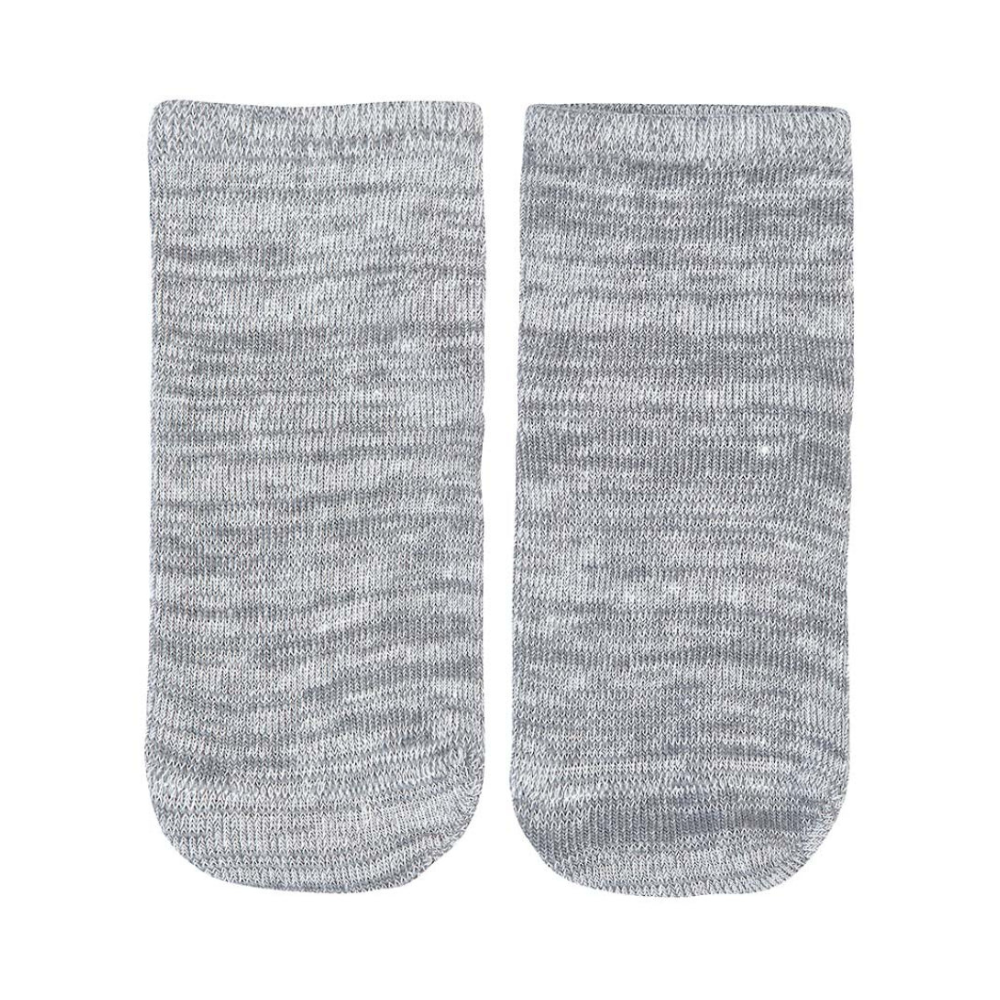 Organic Socks Ankle Marle - Pebble