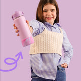 The Sidekick Water Bottle - Lavender Swirl