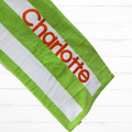 Personalised Beach Towel | Lime Green