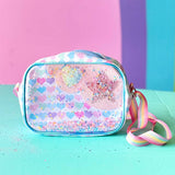 Bag Glitter Shoulder Bag: Blue