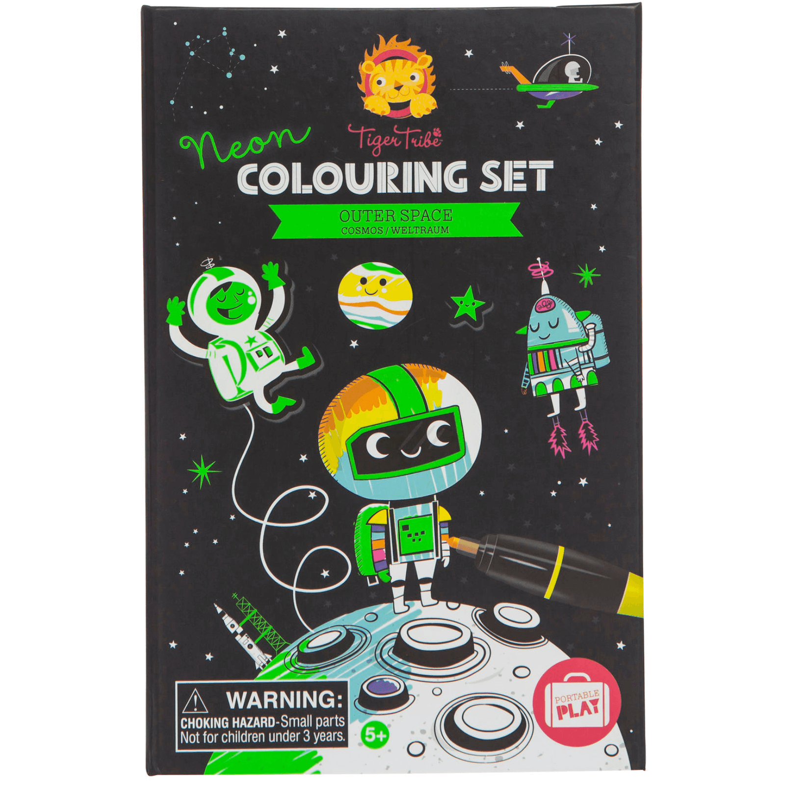 Neon Colouring Set - Outer Space