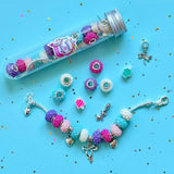Jewellery Making Kit Charm Bracelet Set: Pastel Rainbow