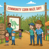 George the Farmer Kangaroo Cornfield