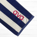 Personalised Beach Towel | Navy