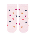 Organic Socks Knee Jacquard - Hearts