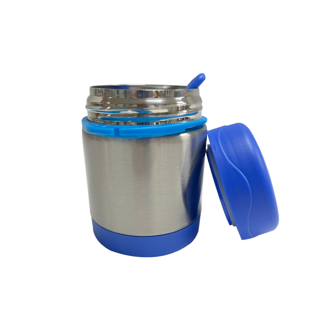 Insulated Thermal Food Jar (Leak-Proof) - Large - Blue: Blue