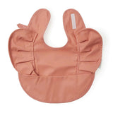 Terracotta Frill Snuggle Bib