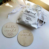 Gumleaf Wooden Milestone Cards