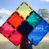 Learn & Grow Magnetic Tiles - Large Square Pack (8 Piece)