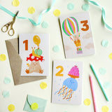 Age 2 Jellyfish Birthday Card