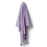 Wilson and Frenchy Knitted Spot Jacquard Blanket | Pastel Lilac Fleck