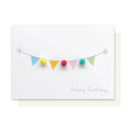 Bunting Pom Pom Card